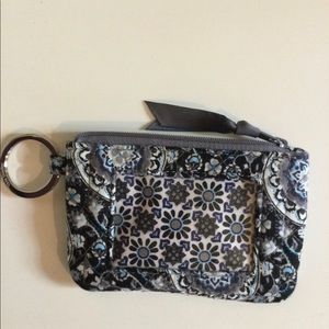 Vera Bradley Zip ID in Charcoal Medallion
